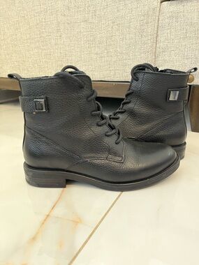 Greyer Women’s Black Leather Ankle Boots